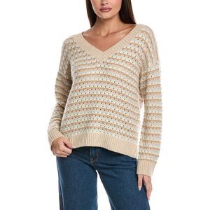 &Isla Womens  Hazel Cashmere Sweater, Beige